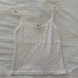 brandy melville floral tank top
